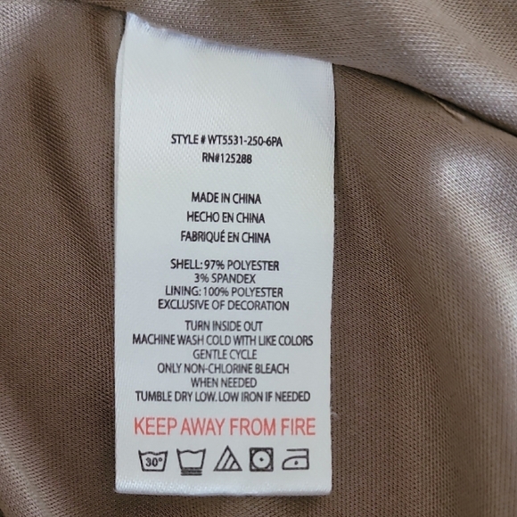 Jason Wu Engracia Plunge Long Sleeve Midi Dress Size L Tan Formal Low Back Bodyc - Picture 9 of 16